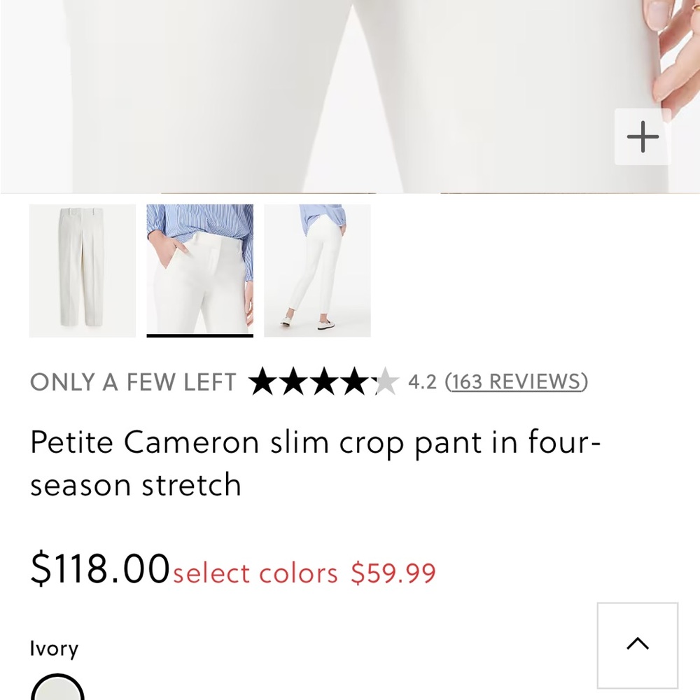 J. Crew Cameron Pant 2 - Picture 7 of 7